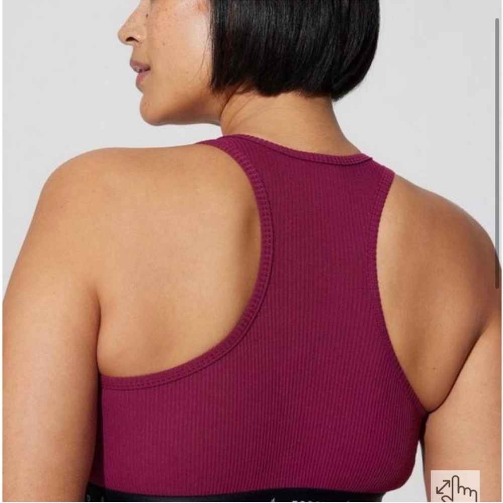 Torrid Lightly Lined Rib Henley Bralette - Picture 3 of 7